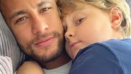 Neymar Jr. surge em momento descontraído com o filho, Davi Lucca - Instagram