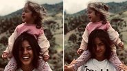Yanna Lavigne flagra Madalena falando com plantinhas a caminho da escola - Instagram