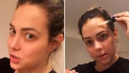 Carol Dantas coloca Valentin para ninar enquanto grava tutorial de maquiagem - Instagram