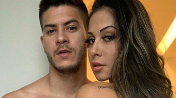 Mayra Cardi e Arthur Aguiar posam nus na cama - Instagram