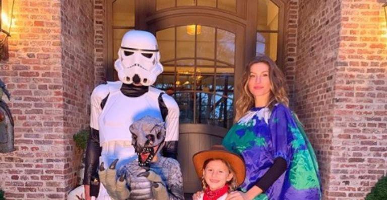 Gisele Bundchen e família fantasiados para o Halloween - Divulgação/Instagram