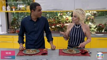 Ana Maria surpreende e reprova prato de chefe ao vivo: ''Gosto de nada'' - Reprodução / TV Globo