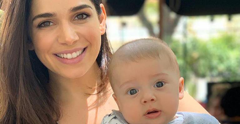 Sabrina Petraglia registra a reação do filho de 6 meses ao pisar na grama - Instagram