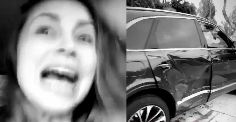 YouTuber Janaína Taffarel sofre acidente de carro e filma tudo - Reprodução/Instagram