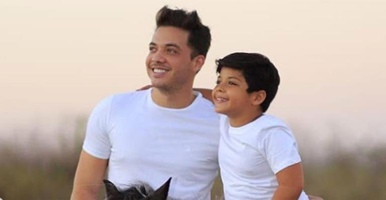 Wesley Safadão encanta ao se declarar para o filho, Yhudy - Instagram