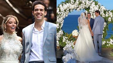 Kaká e Carol Dias dizem o 'sim' em casamento na Bahia - Instagram
