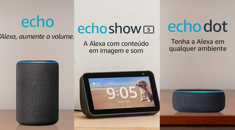 3 dispositivos Echo que vão tornar a sua casa inteligente - Reprodução/Amazon