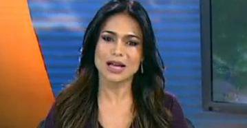 Rosana Jatobá tenta se acalmar ao presenciar tragédias - TV Globo