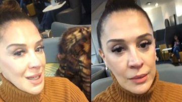 Viajando com os filhos, a atriz diverte os seguidores falando sobre os formatos do rosto - Reprodução/Instagram