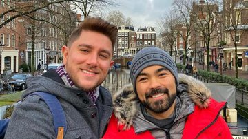 Mauro de Sousa está fazendo aniversário hoje e resolveu fazer uma viagem pela Europa com o marido - Reprodução/Instagram