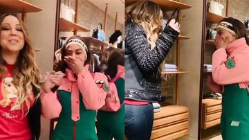 Anitta chora ao conhecer Mariah Carey durante viagem - Instagram