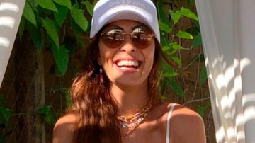 Juliana Paes ostenta corpão com biquíni branco - Reprodução/Instagram