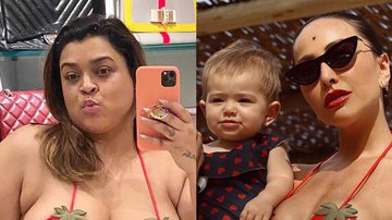 Preta Gil e Sabrina Sato usam biquínis iguais em formato de morango - Instagram