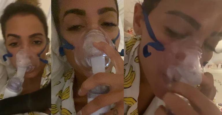 Anitta precisa de aparelho para respirar após noitada - Reprodução/Instagram
