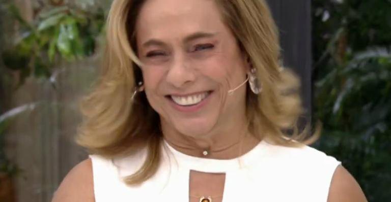 Cissa Guimarães late durante o 'Mais Você' - Reprodução/TV Globo