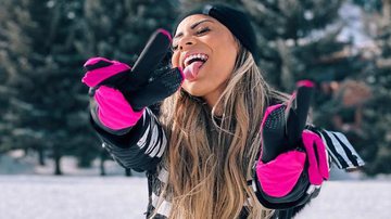 Lexa aprende a esquiar com Anitta durante viagem aos Estados Unidos: ''Obrigada, professora'' - Reprodução/Instagram