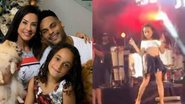 Scheila Carvalho grava a filha dançando no show do marido e se emociona - Arquivo Pessoal