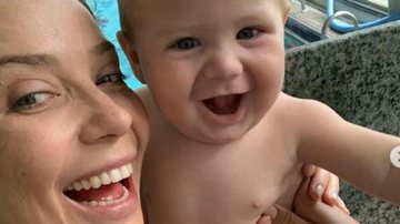 Luiza Possi derrete internautas com fofura do filho em aula de natação - Arquivo Pessoal