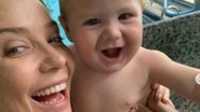 Luiza Possi derrete internautas com fofura do filho em aula de natação - Arquivo Pessoal
