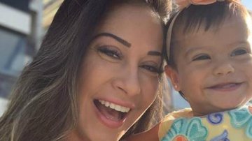 Mayra Cardi derrete fãs em momento de chamego com a filha - Arquivo Pessoal