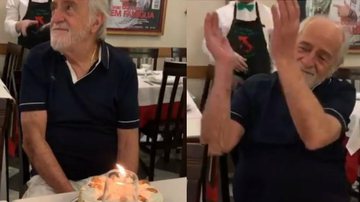 Ary Fontoura celebra 87 anos de maneira discreta com bolinho em família - Arquivo Pessoal