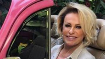 Ana Maria Braga surpreende fãs com carrinho rosa conversível - Arquivo Pessoal