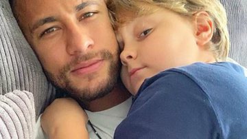 Neymar Jr. comemora a companhia do filho, Davi Lucca, na França: ''Amor'' - Arquivo Pessoal