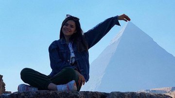 Maísa posa plena em meio a um cenário incrível durante viagem ao Egito - Reprodução/Instagram