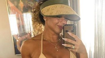 Viviane Araújo aposta em biquíni nude e barriga seca rouba a cena - Instagram
