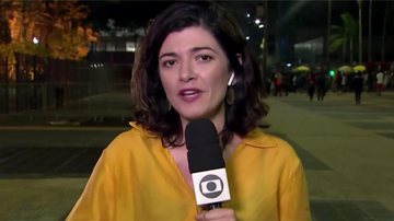 Repórter da Globo é vítima de invasor em reportagem ao vivo - Instagram