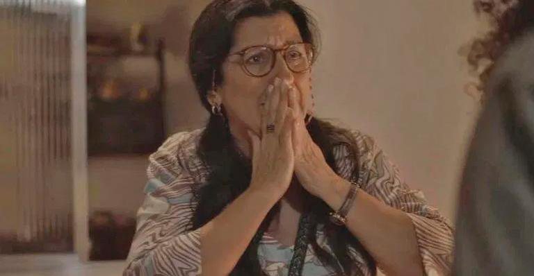 Lurdes fica sem chão ao saber sobre Danilo em 'Amor de Mãe' - Reprodução/TV Globo