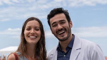 Nathalia Dill e Marcos Veras posam juntos no último dia de gravação de filme - Reprodução/Instagram