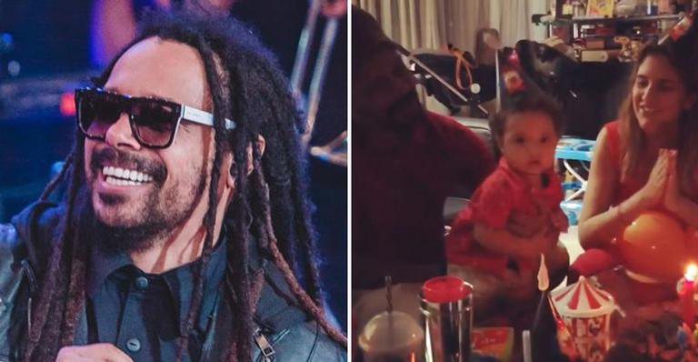 Marcelo Falcão comemora aniversário de 1 ano de seu filho com australiana - Instagram
