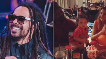 Marcelo Falcão comemora aniversário de 1 ano de seu filho com australiana - Instagram