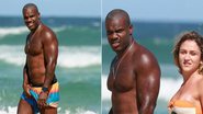 Rafael Zulu vai à praia com a namorada e dá a famosa 'ajeitadinha' - AgNews