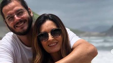 Fátima Bernardes surge coladinha com o namorado - Instagram