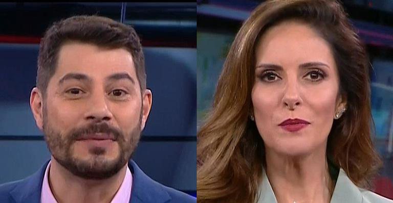 Look sóbrio de Monalisa Perrone e visual ousado de Evaristo Costa roubam a cena na estreia da CNN Brasil - Reprodução
