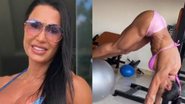 Gracyanne Barbosa treina de biquíni e mostra todos os músculos do corpão - Arquivo Pessoal