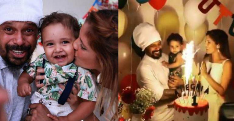Marcelo Falcão, ex-O Rappa, celebra primeiro ano do filho com australiana - Arquivo Pessoal