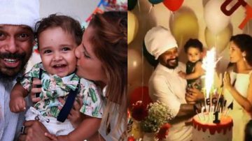 Marcelo Falcão, ex-O Rappa, celebra primeiro ano do filho com australiana - Arquivo Pessoal