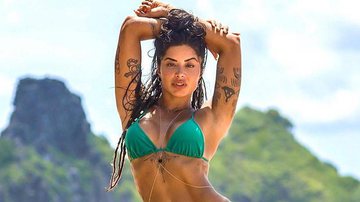 Aline Riscado relembra de cliques na praia e deixa os fãs boquiabertos - Reprodução/Instagram