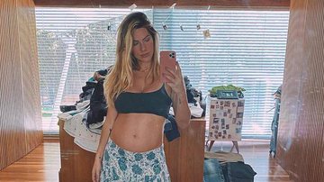 Giovanna Ewbank se emociona ao exibir barriguinha de grávida em clique fofo - Reprodução/Instagram