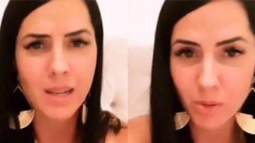 Graciele Lacerda desabafa nas redes sociais após vídeo editado - Reprodução