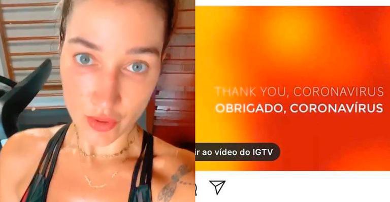 Gabriela Pugliesi é criticada por agradecer coronavírus - Reprodução/Instagram