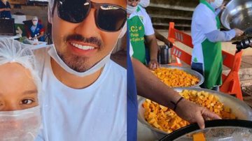 Coronavírus: Maiara e Fernando fazem almoço para médicos em Goiânia - Arquivo Pessoal