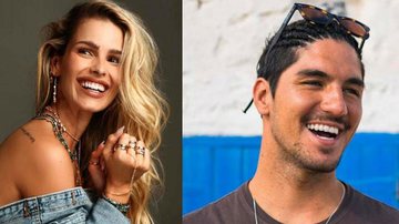 Yasmin Brunet surge cortando o cabelo de Gabriel Medina e web desaprova casal - Reprodução/Instagram
