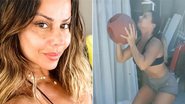 De quarentena, Viviane Araújo segue rotina fitness intensa em casa - Instagram