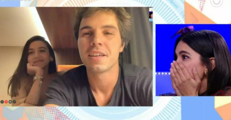 BBB20: Manu Gavassi recebe declaração ao vivo de Igor: “Completamente apaixonado” - Reprodução/TV Globo