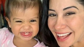 Mayra Cardi surge grudada na filha em clique fofíssimo e encanta: “Foto mais linda” - Reprodução/Instagram