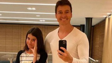 Rodrigo Faro surge de pijama justíssimo com a filha e brinca: “No estilo” - Reprodução/Instagram
